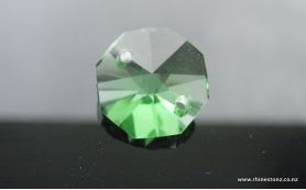 Preciosa Prism 2Hole Peridot 14mm